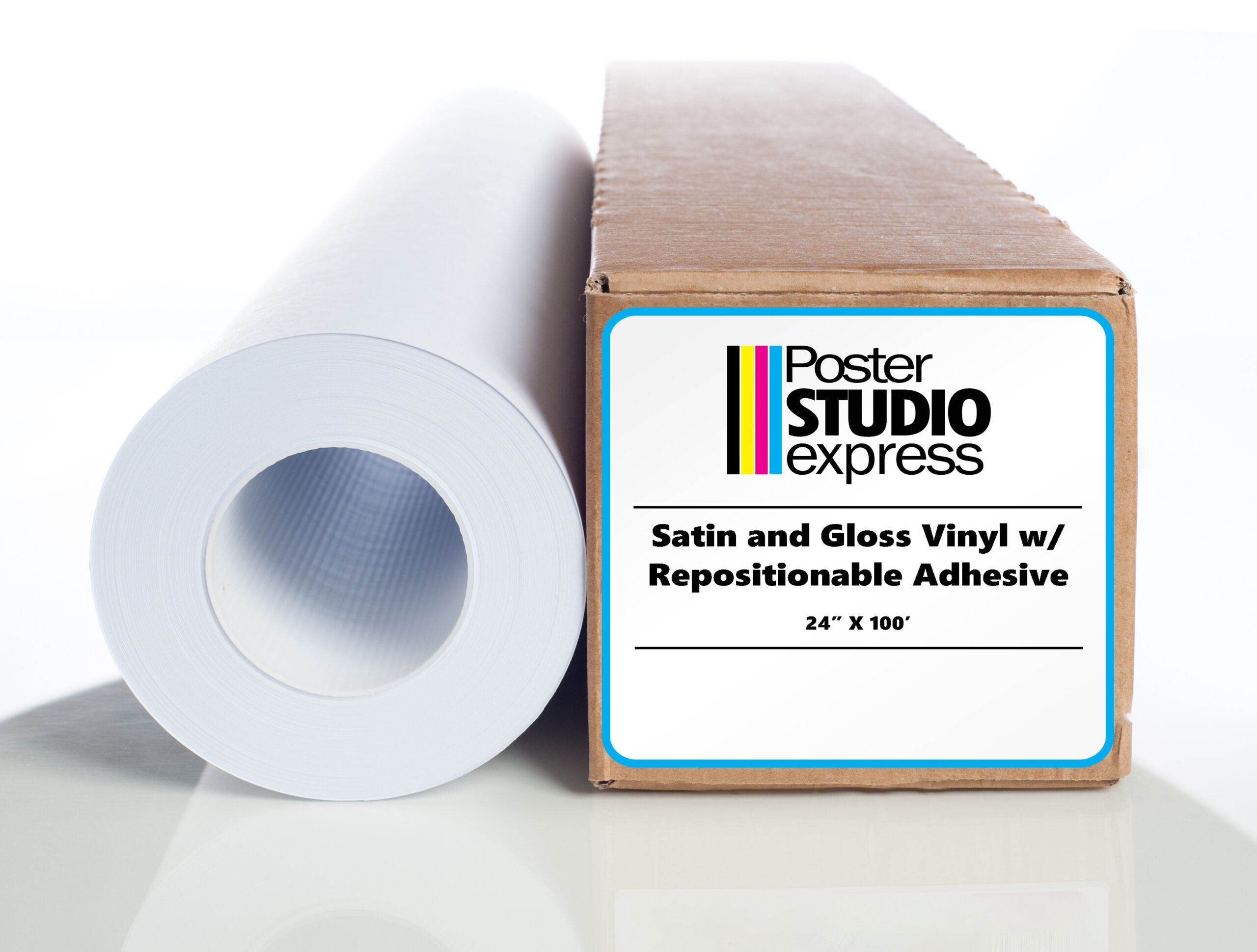 Satin and Gloss Vinyl w/ Repositionable Adhesive Poster Studio