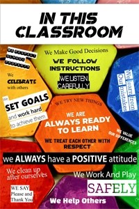 Classroom Rules Poster classroom rules poster template created on poster maker