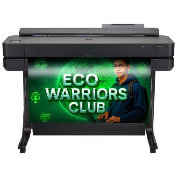 School poster maker creating AAC communication boards