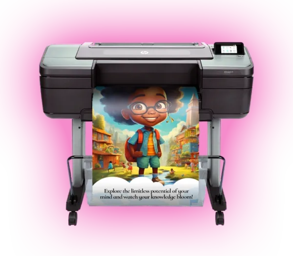 Industrial-grade poster printer machine