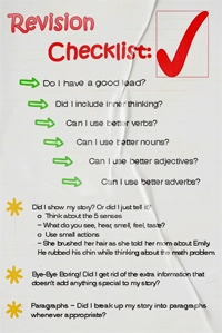 school checklist poster template