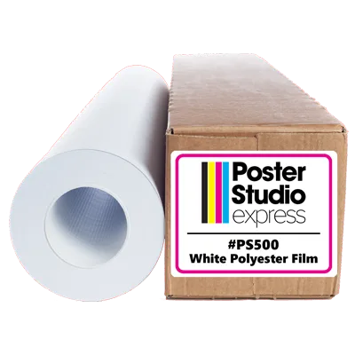 white polyester film poster machine paper roll