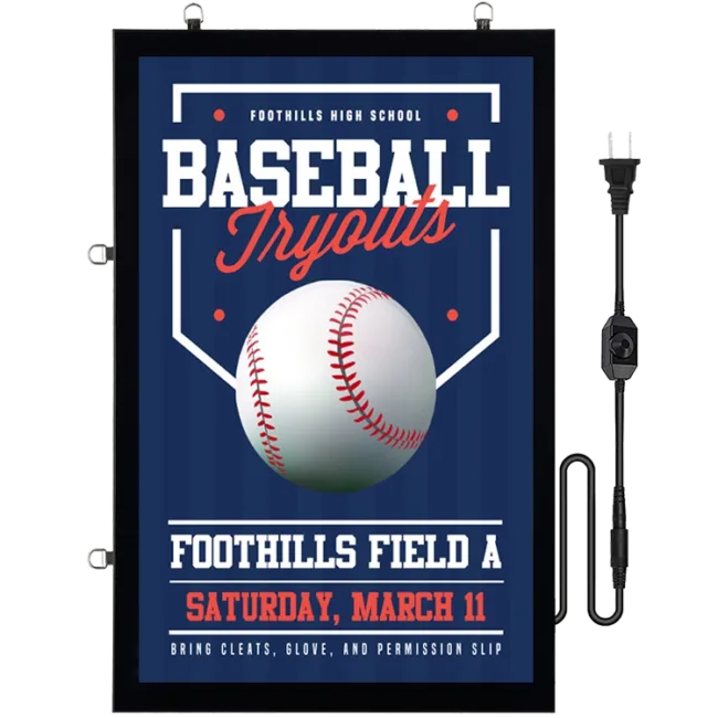 Backlit Poster Frame