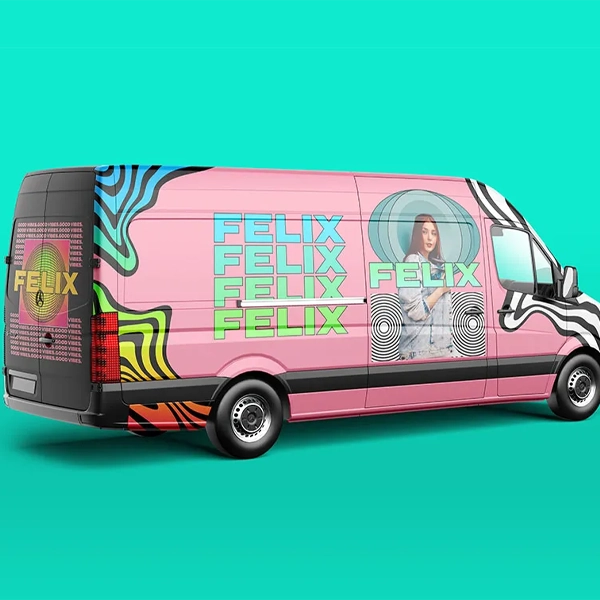Flex 64 Pro Printer Cutter creating custom car wraps