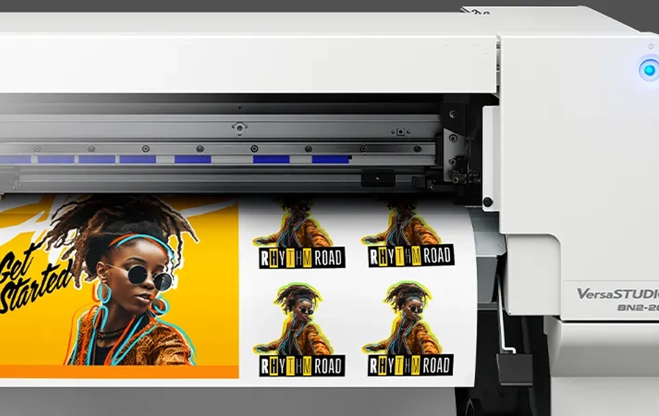 Flex Series Poster Printer Cutter printing decals