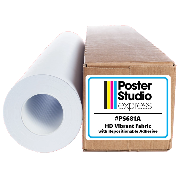 HD Vibrant Fabric with Repositionable Adhesive for versatile classroom displays