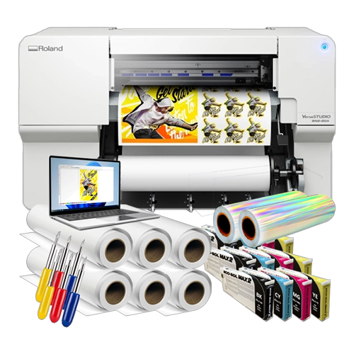 Flex Series Poster Printer Cutter Package for versatile printing and cutting of stickers and decals