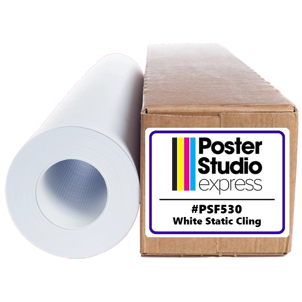 White Static Cling material compatible with HP DesignJet Z6