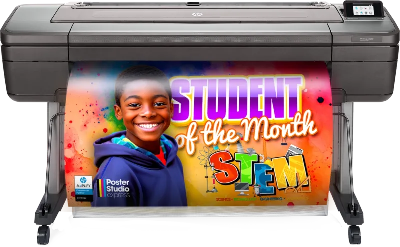 indoor_outdoor_poster_maker poster maker for schools, school poster printers - the Education Studio Series is the most cost effective way to print amazing large format visuals in full color, while maintaining water and UV resistance to ensure your creations stand the test of time!