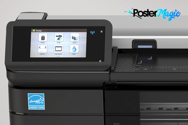 user friendly touchscreen on poster magic poster maker