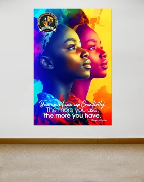 Large-format school poster specialty printing example