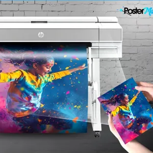 Poster Magic 24 creating vibrant author displays