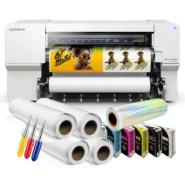 Flex 30 Package B with printer, accessories, and extra ink