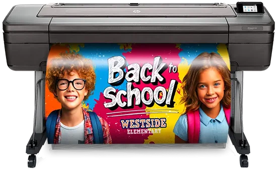Poster Maker For Schools Poster Studio Express poster maker machines create colorful, vibrant posters for schools