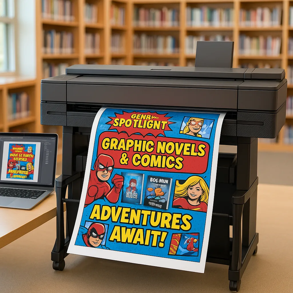 Genre spotlight poster display