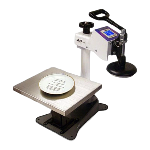 DC Plate Press Attachment for Digital Combo multifunction heat press with round heating element for custom plates