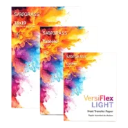VersiFlex Light Heat Transfer Paper in 13x19, 11x17, and 8.5x11 sizes for sublimation printing
