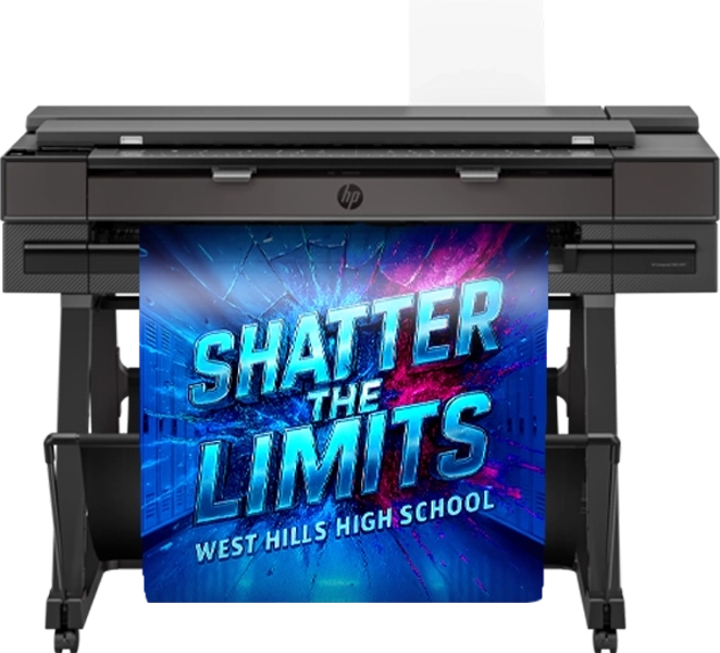 Studio Printer 2 Studio 36 Poster Maker Printing a Soccer Posters