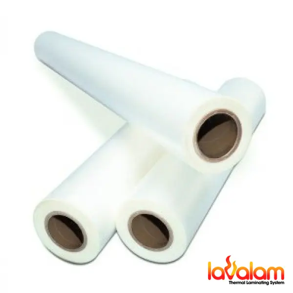 40 inch clear gloss laminate roll for PSE LavaLam thermal laminating system for school poster protection