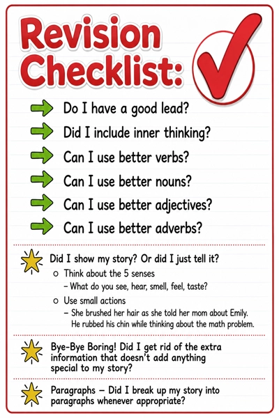 Revision checklist school poster — 24x36 standard paper print sample on Studio Series