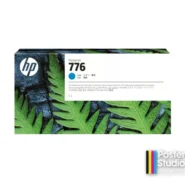 HP 776 1-liter Cyan Ink Cartridge
