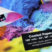 Coated Paper for poster printing machines