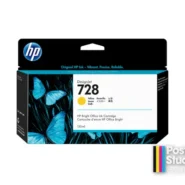HP 728 130-ml Yellow DesignJet Ink Cartridge
