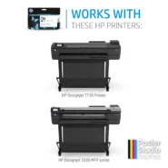 HP 728 300-ml Cyan DesignJet Ink Cartridge