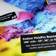 Indoor PolyPro Banner for school poster makers