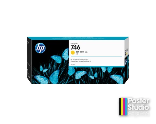 HP 746 300-ml Yellow DesignJet Ink Cartridge